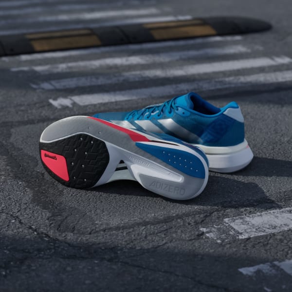 Purchase Adidas Adizero Boston 13 跑鞋 太陽藍/銀色金屬/深太陽藍 JR4868