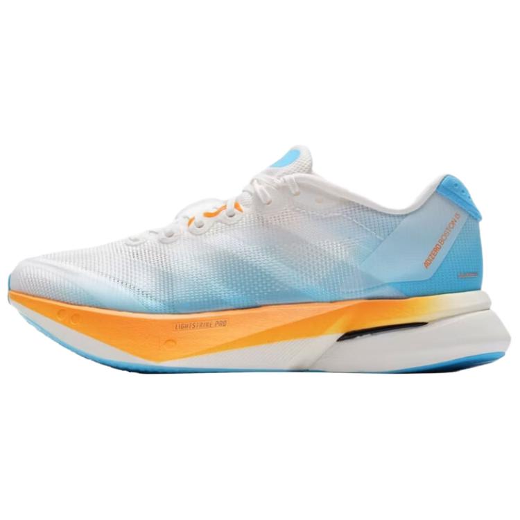 adidas Adizero Boston 13 Shanghai 2026 Half Marathon White/Blue/Orange Running Shoes KH6366