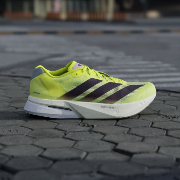 Shop Adidas Adizero Boston 13 Solar Yellow/Aurora Plum/Powder Plum JP9251