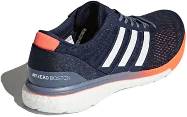 adidas Adizero Boston 6 'Azul Naranja Blanco' BB6412 Shop adidas Adizero Boston 6 'Azul Naranja Blanco' BB6412