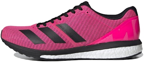 adidas Adizero Boston 8 Wide 'Shock Pink Black' F34059 adidas Adizero Boston 8 Wide 'Shock Pink Black' F34059