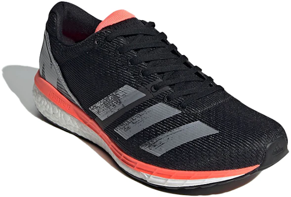 阿迪达斯 Adizero Boston 8 宽版 黑色/橙色 EE4991 Lookbook 阿迪达斯 Adizero Boston 8 宽版 黑色/橙色 EE4991