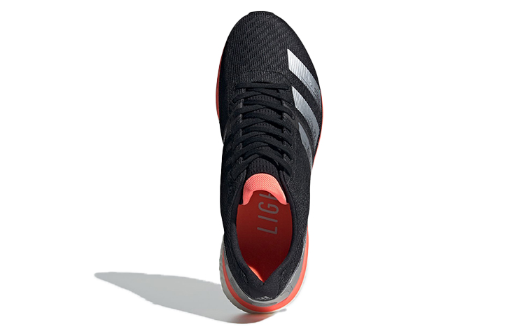 Purchase 阿迪达斯 Adizero Boston 8 宽版 黑色/橙色 EE4991