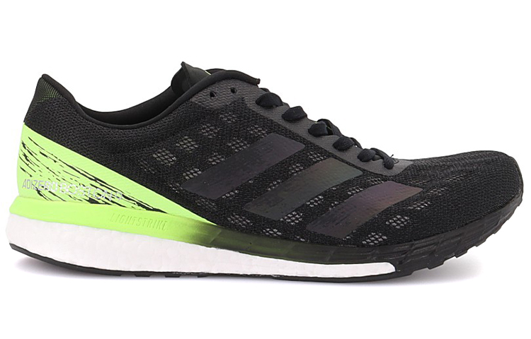Lookbook adidas Adizero Boston 9 減震防滑 低筒 跑步鞋 男款 黑綠