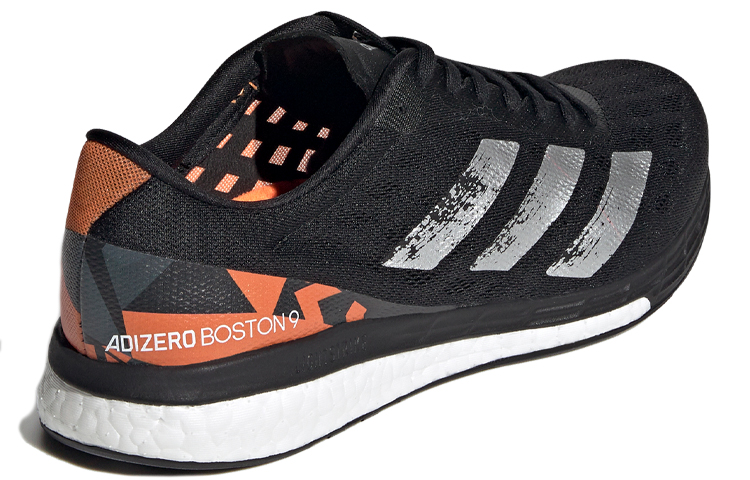 Shop adidas Adizero Boston 9 'Negro Naranja Señal' EG4673