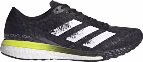 adidas Adizero Boston 9 'Black Solar Yellow' FY0343 adidas Adizero Boston 9 'Black Solar Yellow' FY0343