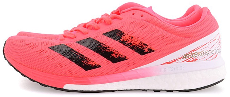 adidas Adizero Boston 9 'Signal Pink Black' EG4671 Lookbook adidas Adizero Boston 9 'Signal Pink Black' EG4671