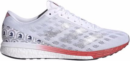 adidas Adizero Boston 9 'White Scarlet' FX8499 adidas Adizero Boston 9 'White Scarlet' FX8499