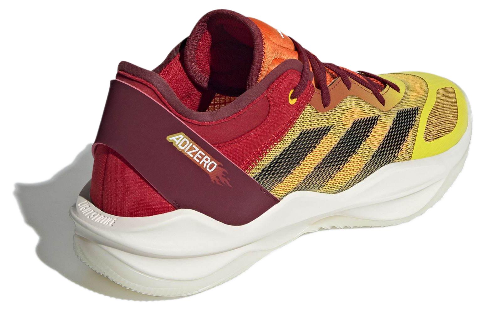 Shop 阿迪达斯 Adizero Bounce Select 2.0 低帮 '橙黑黄'篮球鞋 IF9354