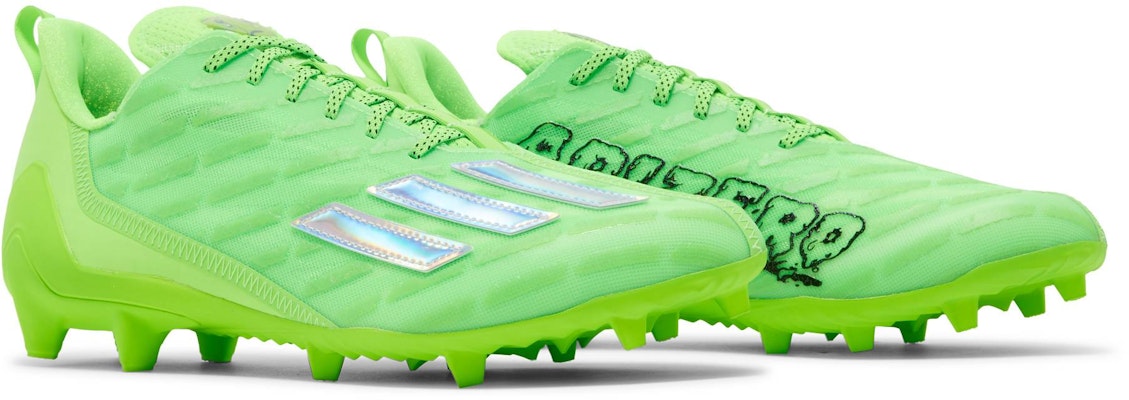 adidas Adizero Cleats 'Team Solar Green Silver Metallic' GX7891 Cheap adidas Adizero Cleats 'Team Solar Green Silver Metallic' GX7891