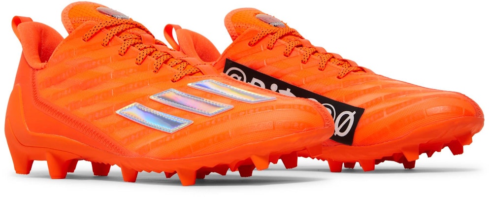 adidas Adizero Cleats 'Team Solar Oren Perak Metalik' GX7898 Cheap adidas Adizero Cleats 'Team Solar Oren Perak Metalik' GX7898