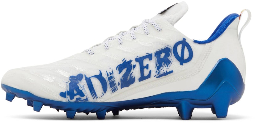 adidas Adizero Cleats 'Putih Biru Diraja' GX7894 Lookbook adidas Adizero Cleats 'Putih Biru Diraja' GX7894