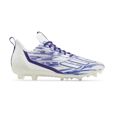 adidas Adizero Cleats 'White Team College Purple'