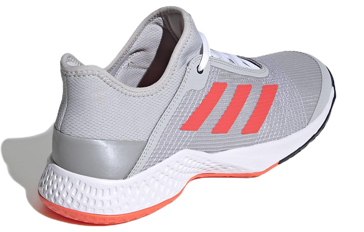 Shop adidas Adizero Club 低幫耐磨網球鞋 灰色