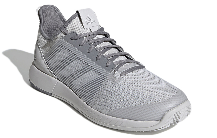 Lookbook adidas Adizero Defiant Bounce 2 防滑耐磨慢跑鞋 銀灰色