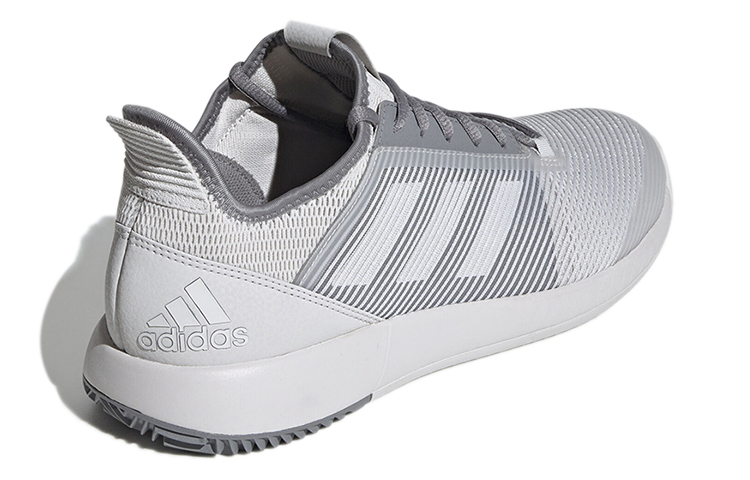 Shop adidas Adizero Defiant Bounce 2 防滑耐磨慢跑鞋 銀灰色