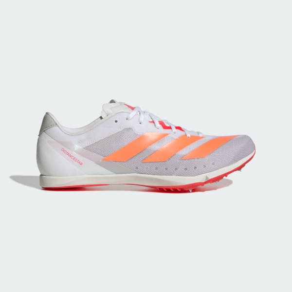 adidas Adizero DISTANCESTAR Mid-Distance Running Shoes Cloud White/Lucid Orange/Lucid Red JQ0627