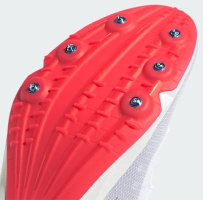 아디다스 아디제로 디스턴스스타 중거리 러닝화 클라우드 화이트/루시드 오렌지/루시드 레드 JQ0627 1