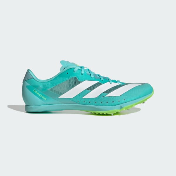 Adidas Adizero Distancestar Middle Distance Running Shoes Blue/Cloud White/Lucid Lemon JI2999