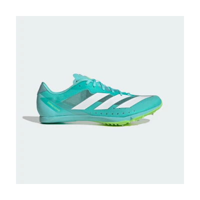 Adidas Adizero Distancestar Middle Distance Running Shoes Blue/Cloud White/Lucid Lemon