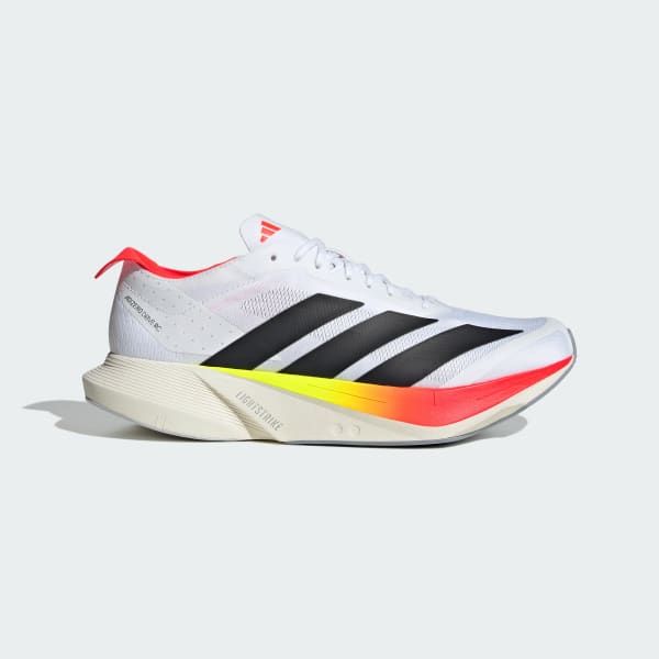 Adidas Adizero Drive RC Running Shoes Cloud White/Core Black/Solar Red JR9380