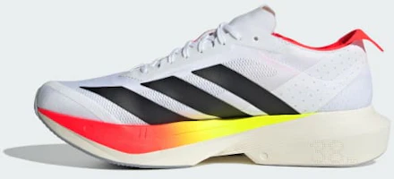 Details for Adidas Adizero Drive RC Running Shoes Cloud White/Core Black/Solar Red JR9380