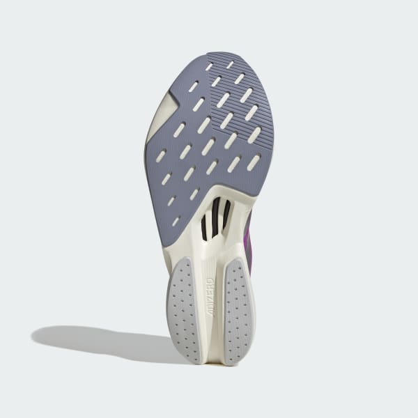 Lookbook アディダス アディゼロ ドライブ RC ランニングシューズ パープルバースト/シルバーメタリック/ルシッドレッド JR6962