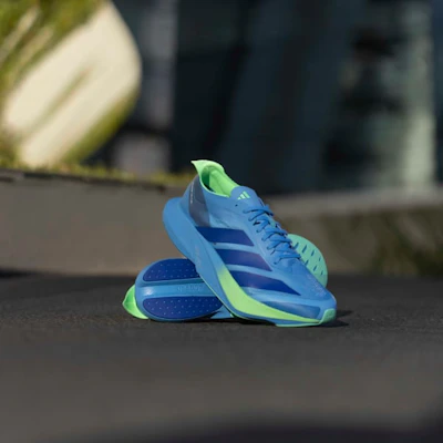 adidas Adizero Drive RC Biru Semi Lucid/Lime Burst/Crystal Sky KJ6208 3