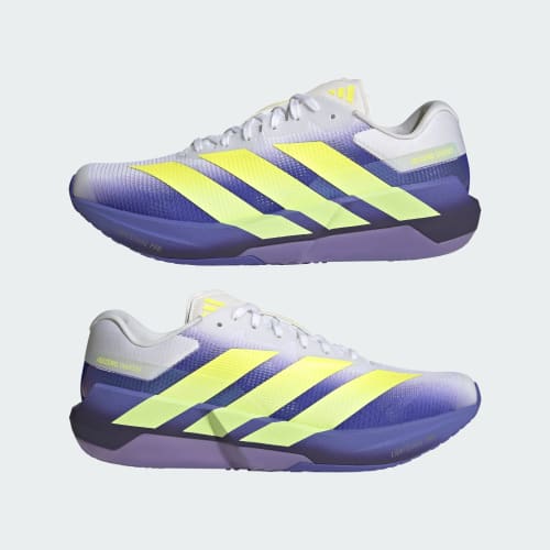 Cheap adidas Adizero Drop Set Pro Training Shoes Core Black/Solar Lemon/Solar Purple KK1549
