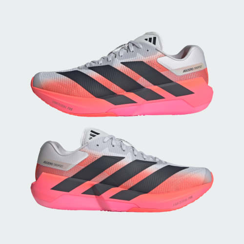 Sizing adidas 愛迪達 Adizero Dropset Pro 訓練鞋「Dash Grey／Solar Turbo」 KK1550