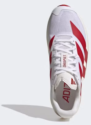 adidas Adizero Dropset Pro「白色 Team Power Red」運動鞋 LA6284 Lookbook adidas Adizero Dropset Pro「白色 Team Power Red」運動鞋 LA6284