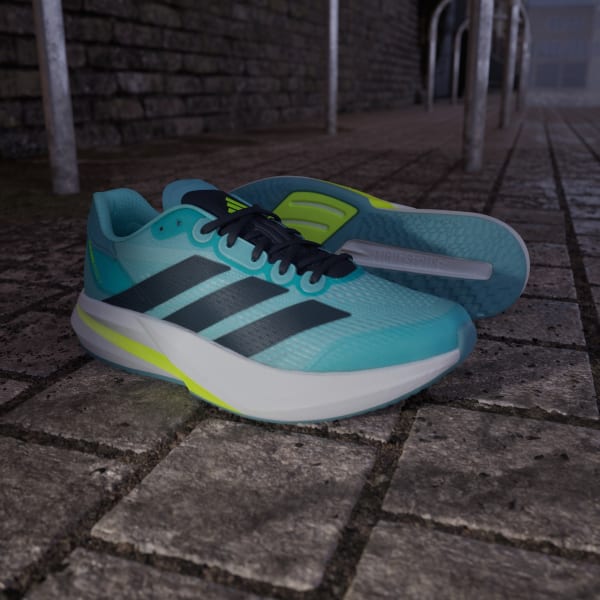 Cheap Adidas Duramo Speed 2 Sepatu Lari Biru/Aurora Ink/Mint Ton JS4414