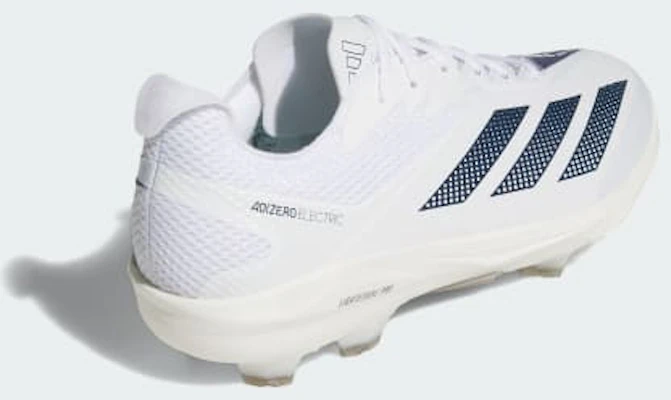 Adidas Adizero Electric 2.0 TPU Cleats Cloud White/Team Navy Blue 2/Cloud White JI1486 Details for Adidas Adizero Electric 2.0 TPU Cleats Cloud White/Team Navy Blue 2/Cloud White JI1486