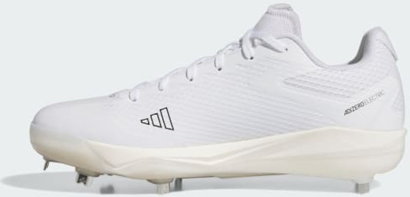 Adidas Adizero Electric Baseball Cleats Cloud White/Core Black/Off White IF8490 Details for Adidas Adizero Electric Baseball Cleats Cloud White/Core Black/Off White IF8490