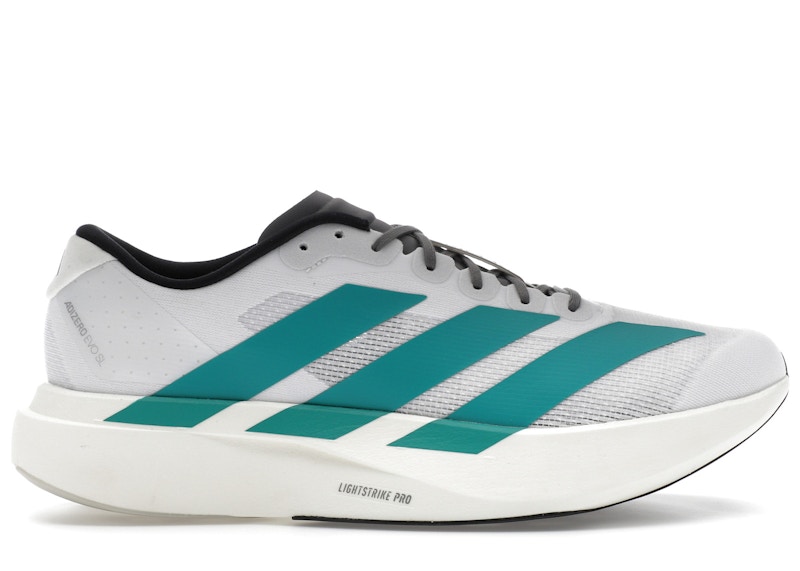 adidas Adizero Evo SL 'White Pure Teal' JS4487