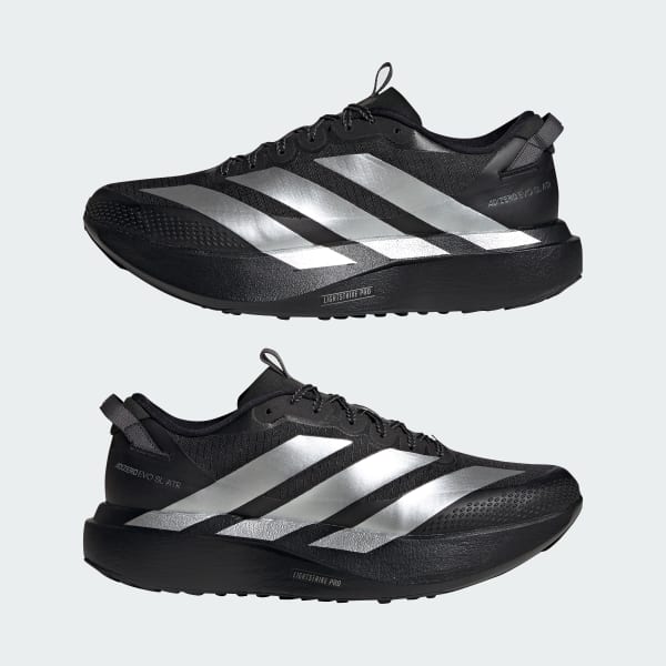 Cheap 阿迪达斯 Adizero EVO SL ATR 黑银灰跑鞋 KK2683