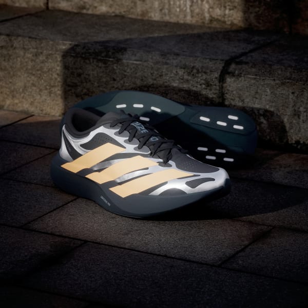 Cheap adidas Adizero EVO SL EXO Sepatu Lari Carbon/Lucid Orange/Silver Metallic KI4766