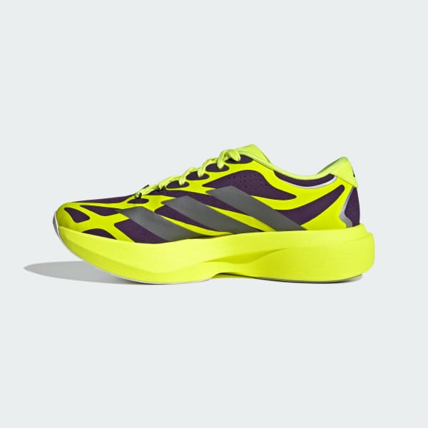 Sizing adidas Adizero EVO SL EXO Hardloopschoenen - Lichtgewicht Aurora Plum/Metaal/Geel KI4772