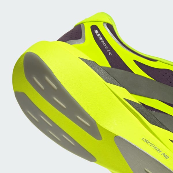 Cheap adidas Adizero EVO SL EXO Hardloopschoenen - Lichtgewicht Aurora Plum/Metaal/Geel KI4772