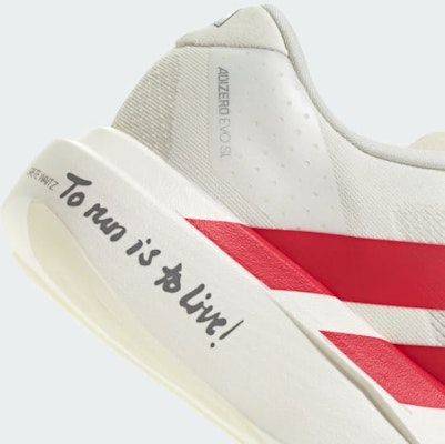 Adidas Adizero EVO SL Off White/Better Scarlet/Core Black JS1182 3