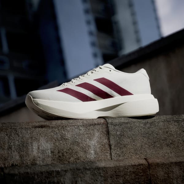 Sizing adidas Adizero Evo SL Off White/Maroon/Mystery Red JR2020