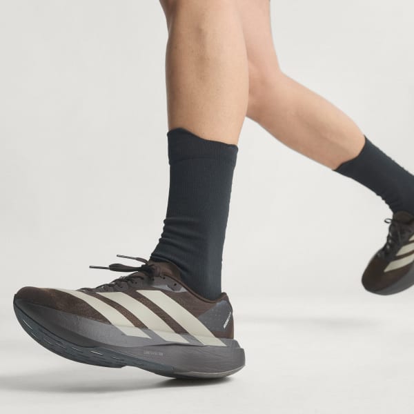 Order 阿迪达斯 Adizero EVO SL 跑鞋 极光咖啡色/泥灰色/米色 KI3946