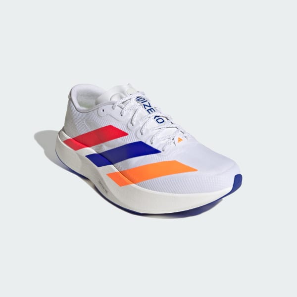 Shop adidas Adizero EVO SL Running Shoes Cloud White/Lucid Red/Lucid Blue KI4454
