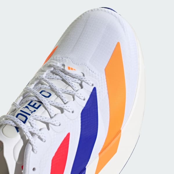 Sizing adidas Adizero EVO SL Running Shoes Cloud White/Lucid Red/Lucid Blue KI4454