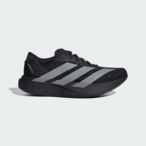 Adidas adizero EVO SL Running Shoes Core Black/Silver Metallic/Signal Green KJ1365