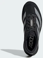 Shop Adidas adizero EVO SL 跑鞋 核心黑/銀色金屬/信號綠 KJ1365