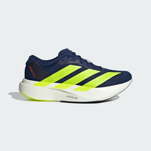 Adidas Adizero EVO SL Running Shoes Dark Blue/Solar Slime/Lucid Red JR5838
