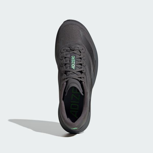 Shop Adidas Adizero EVO SL Laufschuhe Grau Schwarz Lime Burst. KJ1364