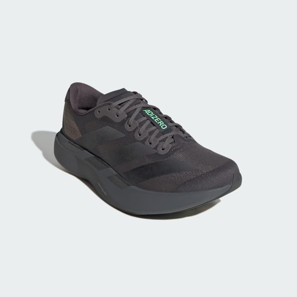 Details for Adidas Adizero EVO SL Laufschuhe Grau Schwarz Lime Burst. KJ1364