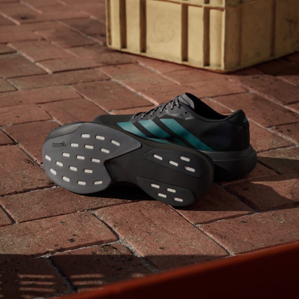 Shop アディダス アディゼロ EVO SL シューズ コアブラック/ピュアティール/グレー4 JS4488